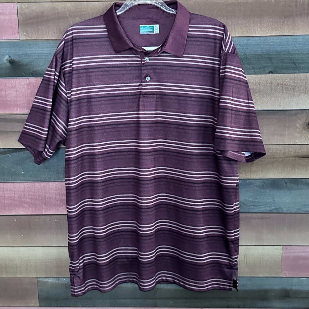 Ben Hogan Plum Button Polo